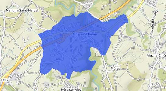 prix immobilier Alby sur Ch�ran