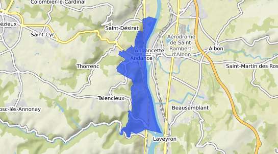 prix immobilier Andance