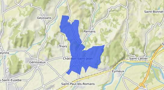 prix immobilier Ch�tillon Saint Jean