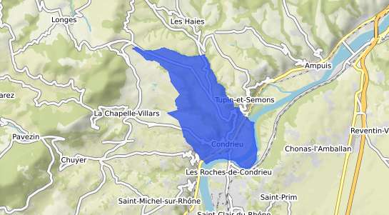 prix immobilier Condrieu