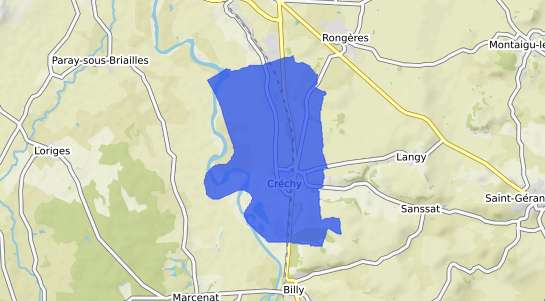 prix immobilier Cr�chy