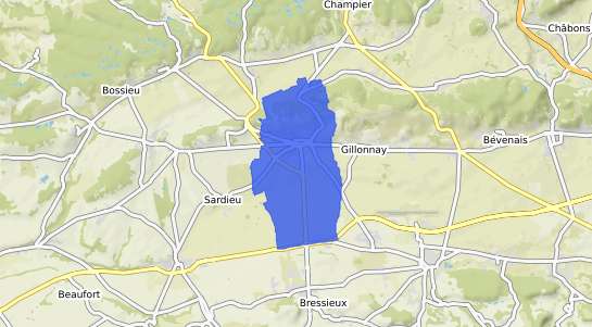 prix immobilier La C�te Saint Andr�