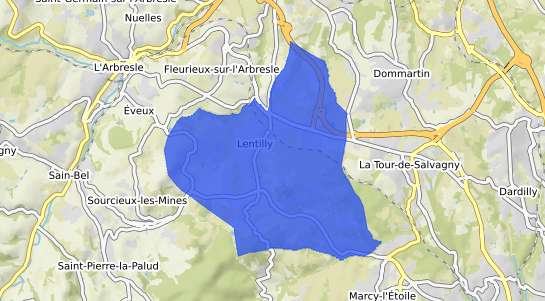 prix immobilier Lentilly