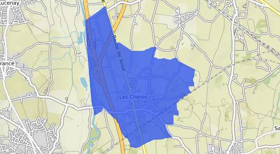 prix immobilier Les Ch�res
