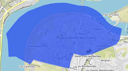 prix immobilier Les Roches de Condrieu