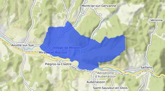 prix immobilier Mirabel et Blacons