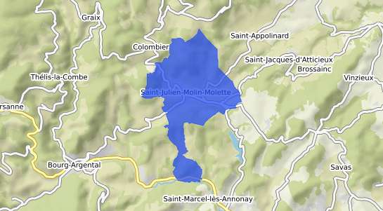 prix immobilier Saint Julien Molin Molette