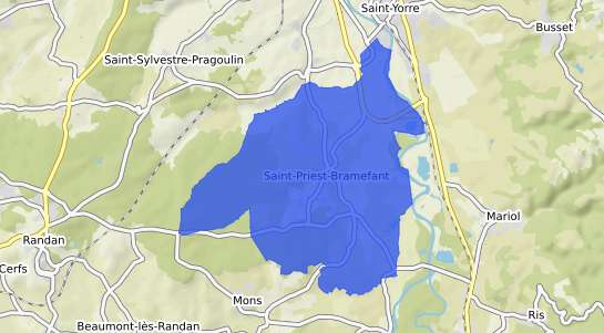 prix immobilier Saint Priest Bramefant