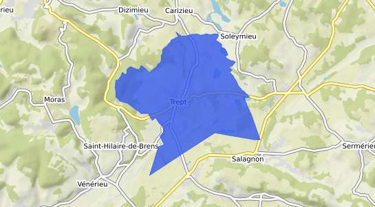 prix immobilier Trept