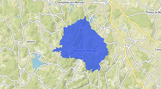 prix immobilier Alligny en Morvan