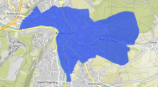 prix immobilier Audincourt