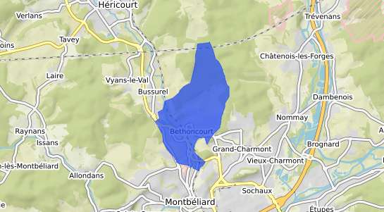 prix immobilier Bethoncourt