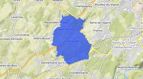 prix immobilier Chemaudin et Vaux