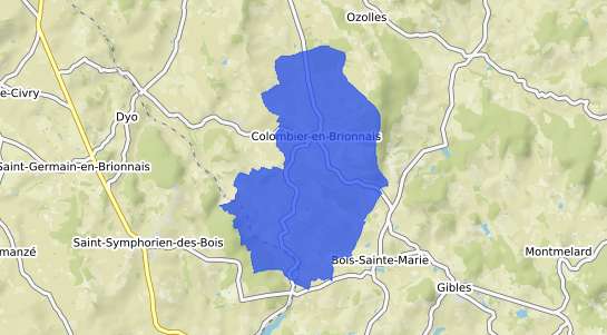 prix immobilier Colombier en Brionnais