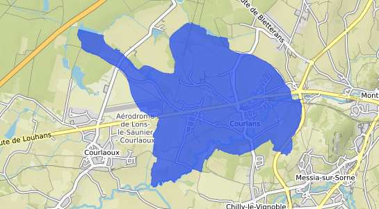 prix immobilier Courlans