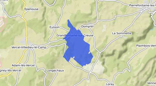 prix immobilier Grandfontaine sur Creuse
