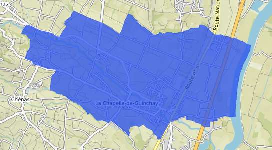 prix immobilier La Chapelle de Guinchay
