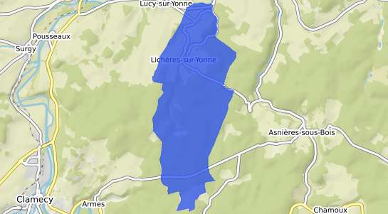 prix immobilier Lich�res sur Yonne