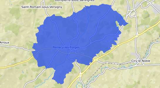 prix immobilier Perrecy les Forges