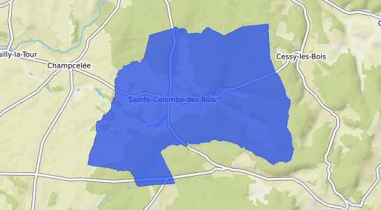 prix immobilier Sainte Colombe des Bois