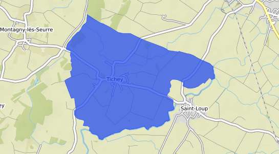 prix immobilier Tichey