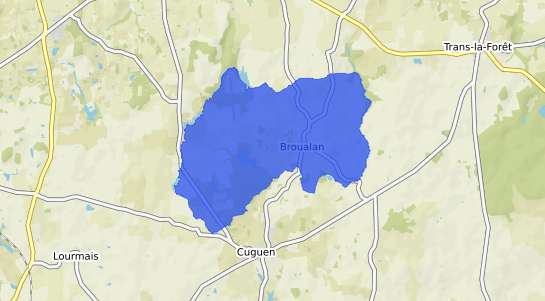 prix immobilier Broualan