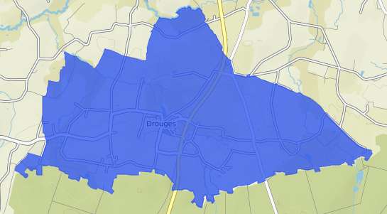 prix immobilier Drouges