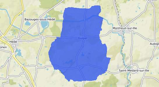 prix immobilier Guipel