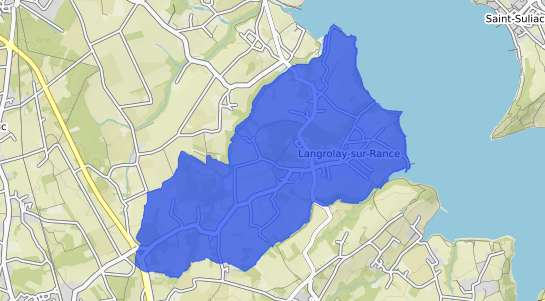 prix immobilier Langrolay sur Rance