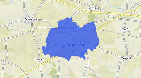 prix immobilier Louvign� de Bais