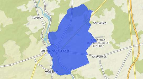 prix immobilier Ch�teauneuf sur Cher