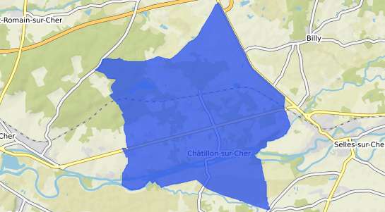 prix immobilier Ch�tillon sur Cher