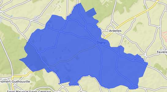 prix immobilier Digny