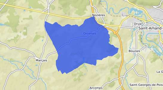 prix immobilier Orcenais
