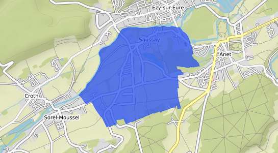 prix immobilier Saussay