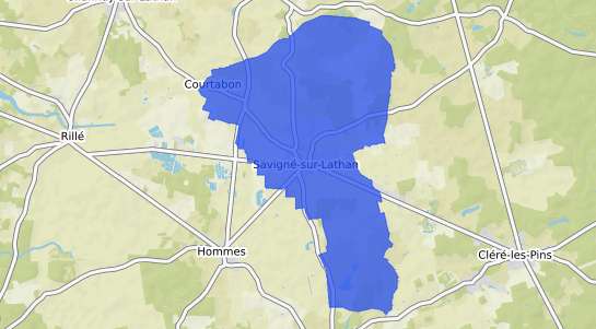 prix immobilier Savign� sur Lathan