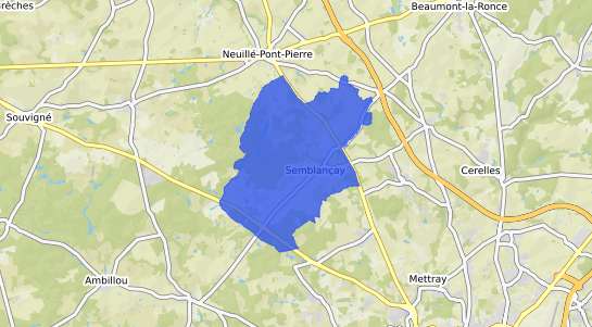 prix immobilier Semblan�ay