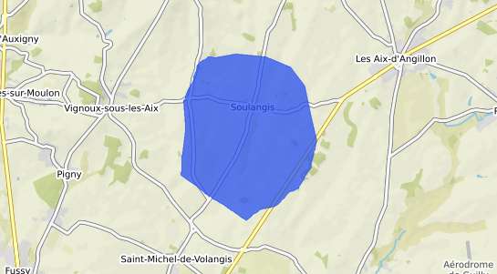 prix immobilier Soulangis