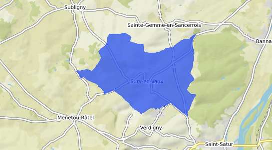 prix immobilier Sury en Vaux