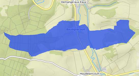 prix immobilier Baudign�court