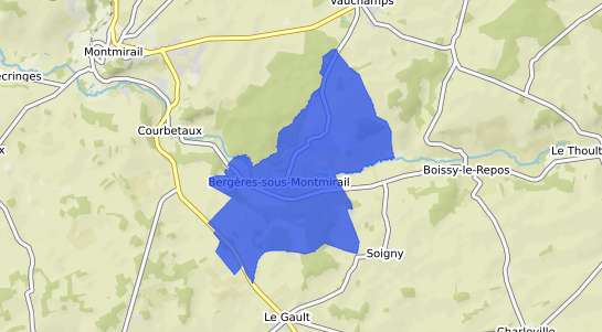 prix immobilier Berg�res Sous Montmirail