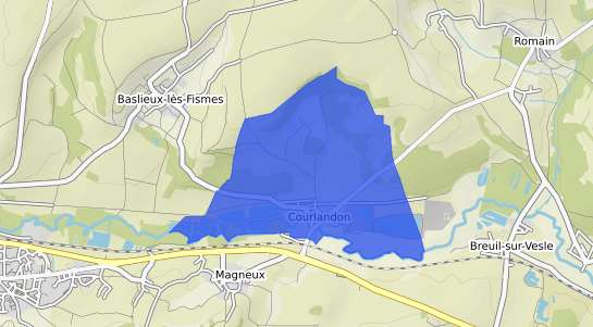prix immobilier Courlandon
