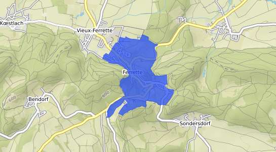 prix immobilier Ferrette