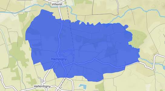 prix immobilier Hampigny