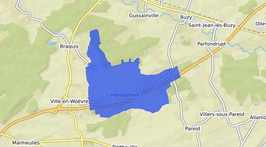 prix immobilier Hennemont