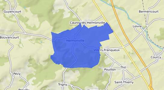 prix immobilier Hermonville