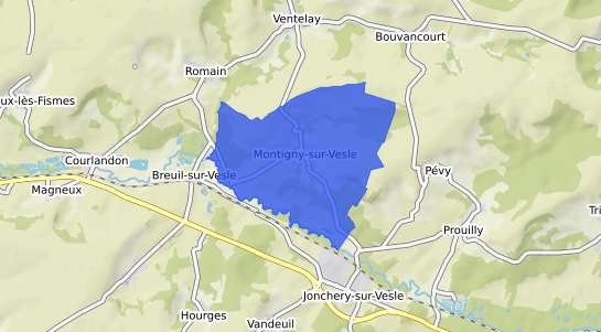 prix immobilier Montigny sur Vesle