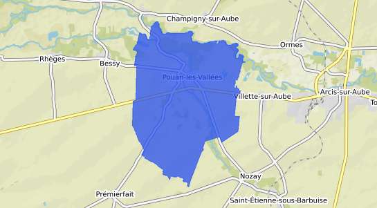 prix immobilier Pouan les Vall�es