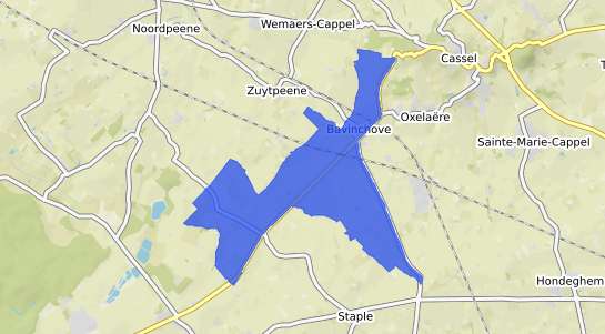 prix immobilier Bavinchove