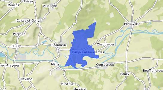 prix immobilier Cuiry-l�s-Chaudardes